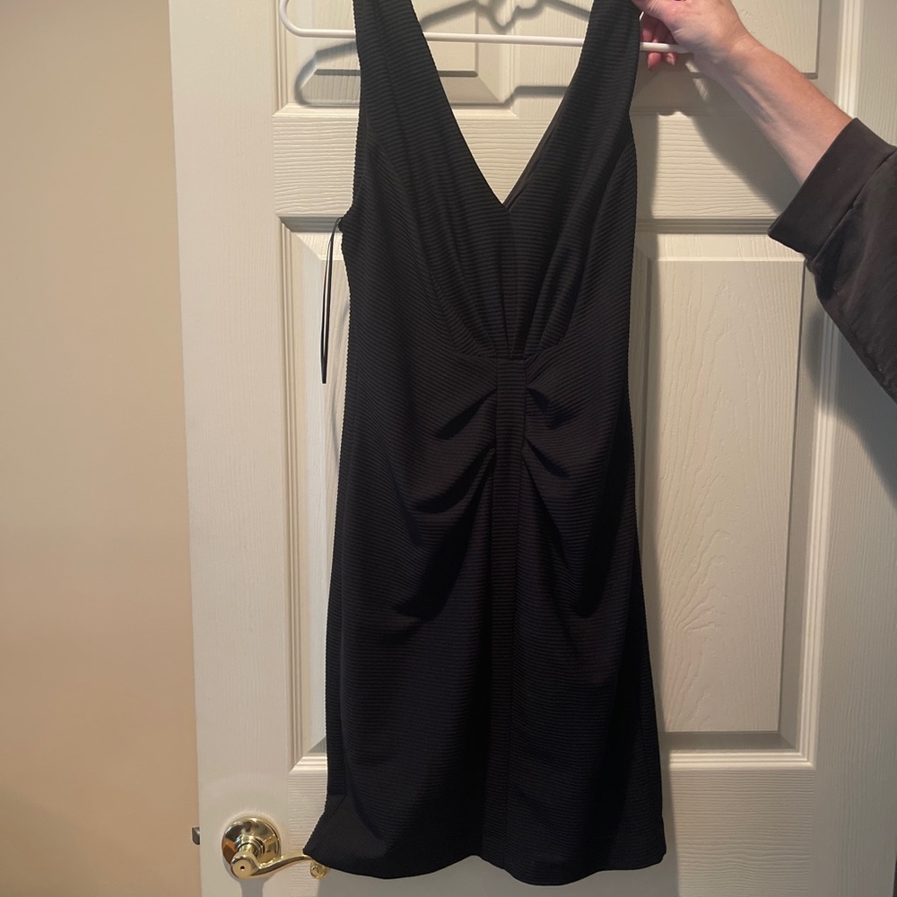 Simple black dress with gorgeous detail